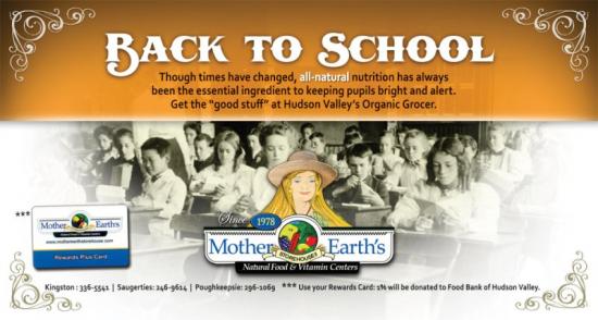 Back-To-School ad design for food store