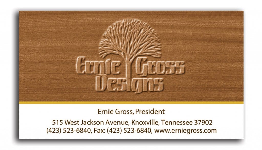 Cabinet Maker Business Card Design