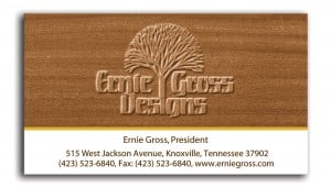 Cabinet Maker Business Card Design