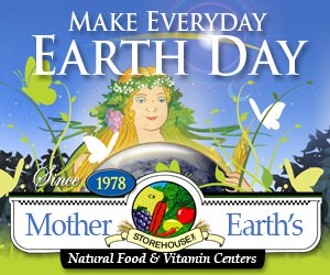 Healthfood Store Earth Day Banner Ad Design