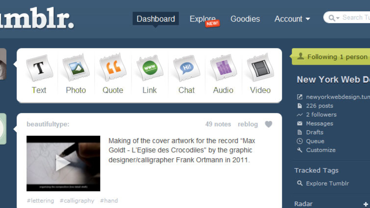 post formats feature in wordpress 3 1 similiar to tumblr posts how to format on tumblr