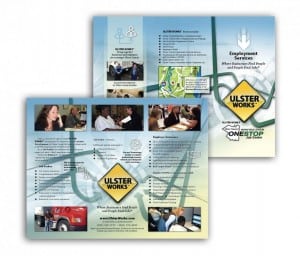 Brochure redesign for Ulster County Workforce System - Government Branding