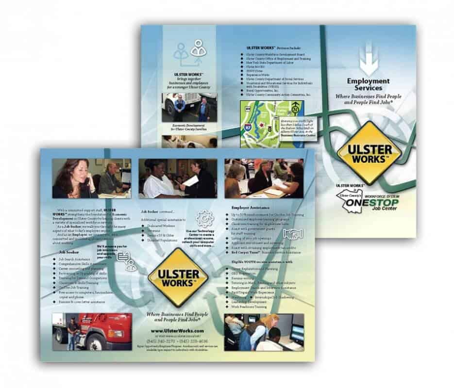 Brochure redesign for Ulster County Workforce System