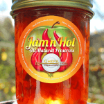 Label Design for Jam'n Hot All-Natural Perserves